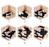 Wooden Brain Teaser Puzzle Cube Wooden Puzzles T-shaped Jigsaw Logic Puzzle Educational Toy for Kids and Adults