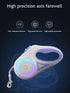 Automatic 360° Retractable Dog Leash LED Luminous, Strong Nylon Tape 10ft , Best Dog Leash for Dogs, Ergonomic
