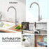 Kitchen Faucet Cold Water Only Brushed Nickel Kitchen Sink Faucet Single Handle Cold Faucet Bar Sink Faucet Outdoor