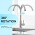 Kitchen Faucet Cold Water Only Brushed Nickel Kitchen Sink Faucet Single Handle Cold Faucet Bar Sink Faucet Outdoor