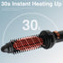 Hair Curling Iron Brush,Hot Curling Comb Ceramic Rotating Curling Iron ,Heated Round Brush Hair Styler Tool for Short Hair