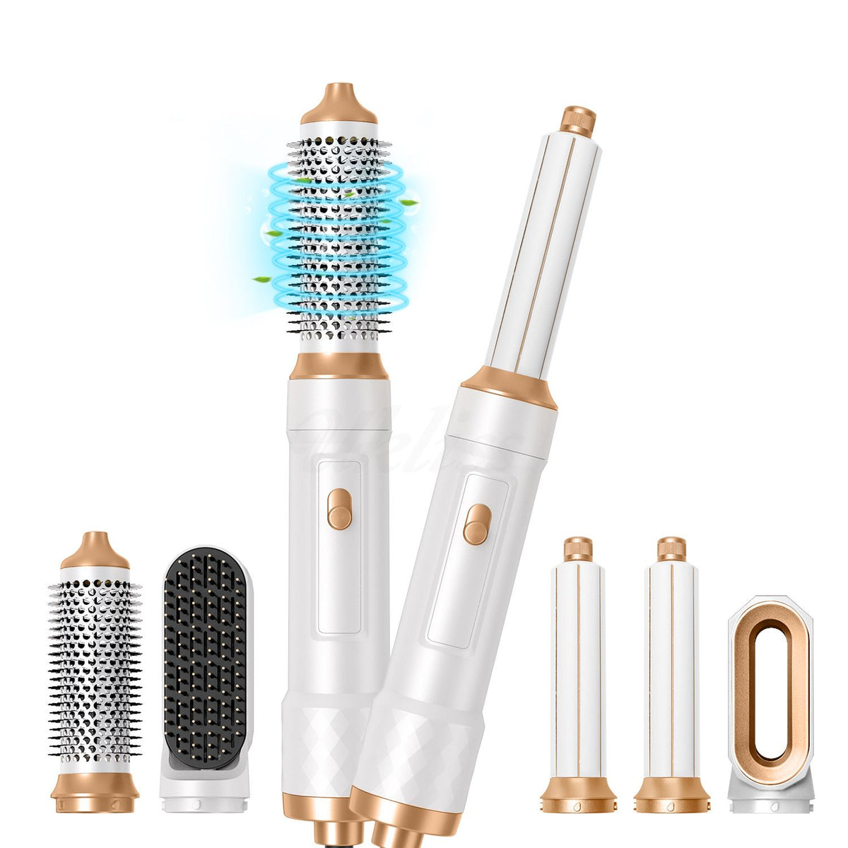Blow Dryer Brush Detachable, Hair Dryer Brush, Air Hair Curling Iron Wrap Styler, Negative Ion Hair Straightener Brush