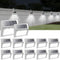 12pc Solar Lights for Outside, Solar Deck Lights Outdoor, Waterproof Fence Solar Lights for Fence, Patio, Garden, Pathway