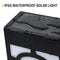 4pc Solar Lights Outdoor, Decorative Solar Fence Lights Waterproof, Solar Deck Lights for Deck, Fence, Patio, Yard