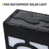 4pc Solar Lights Outdoor, Decorative Solar Fence Lights Waterproof, Solar Deck Lights for Deck, Fence, Patio, Yard