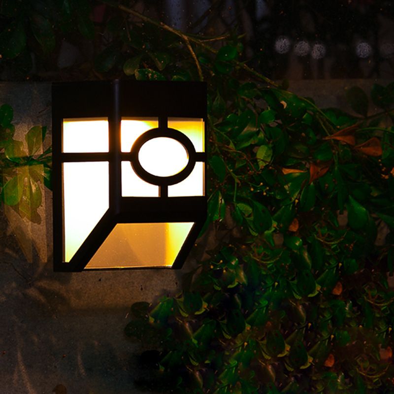 4pc Modes Solar Waterproof Lighting for Deck, Fence, Patio, Front Door, Stair, Landscape, Yard and Driveway Path
