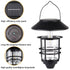 Hanging Wireless Solar Lantern, Waterproof Solar Lights with Wall Mount Kit for Garden Patio Porch Fence Decor