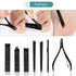 Manicure Set Stainless Steel Nail Clippers Pedicure Kit Portable Travel Household Nail Scissor Kit Nail Cutter Tool Set (18pcs)