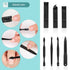Manicure Set Stainless Steel Nail Clippers Pedicure Kit Portable Travel Household Nail Scissor Kit Nail Cutter Tool Set (18pcs)