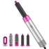 5 in 1 Hot Air Brush with Interchangeable Brush Head,Professional Hot Air Brush for Curling Drying Straightening Combing