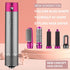 5 in 1 Hot Air Brush with Interchangeable Brush Head,Professional Hot Air Brush for Curling Drying Straightening Combing
