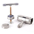 Manual Noodle Pasta Maker Spaghetti Kitchen Tool Stainless Steel Press Machine Press Machine Pasta Maker with 5 Noodle Mould Fruit