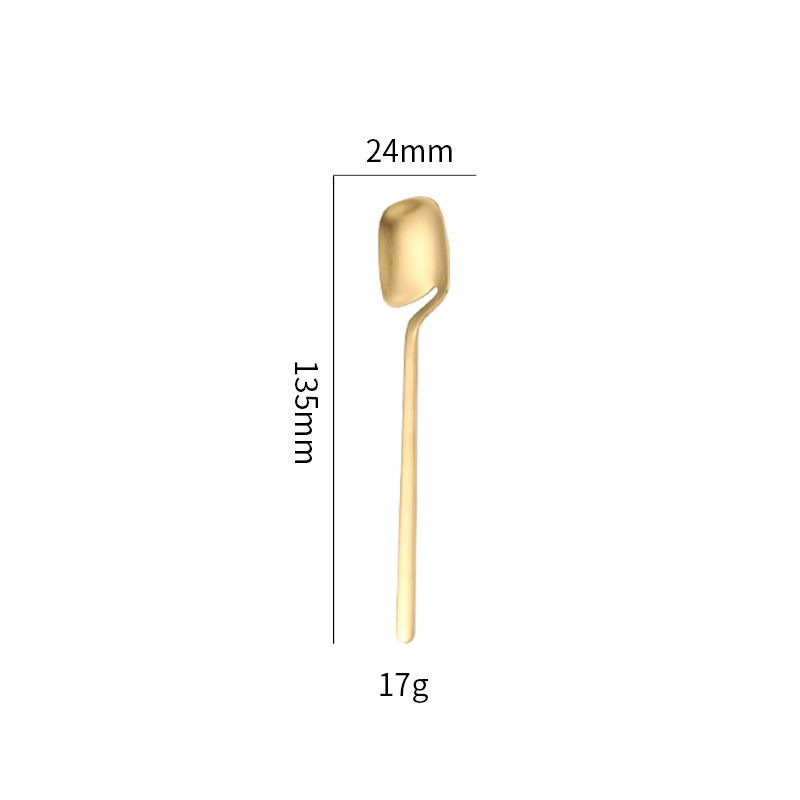 Hangable -Piece Silverware Set, Satin Finish Flatware Cutlery, Knives/Forks/Spoons Included, Dishwasher Safe (Matte Gold)