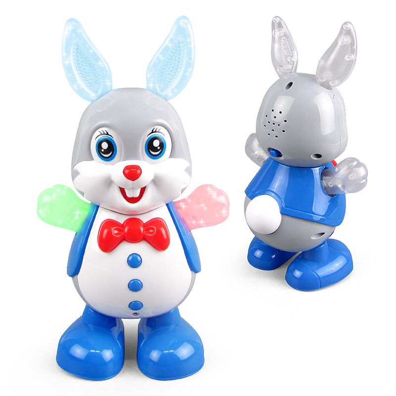 Rabbit Musical Toy Plaything Lovely Electric Present Musical Rhymes Toy Interactive Toy Music Toy Electric Dancing Rabbit