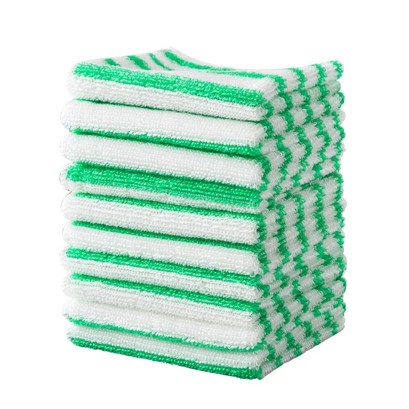 Kitchen Dish Cloths for Washing Cleaning Absorbent Dish Rags Drying Dish Towels for Scrubbing Wipe Glass Home （5pcs）
