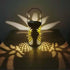 Solar Lantern Lights Outdoor Metal Hanging Solar Lights Retro Pineapple Pattern Projection Lamp for Porch Garden Outdoor Decor