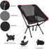 Portable Camping and Sports Chair Portable Camping Folding Chair Beach Chairs with Thicken Steel Pipe Oxford Cloth Ideal
