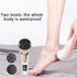 Pedicure Machine Digital Display Electric Pedicure Sander Foot Polisher with LED USB Charging for Daily Use White