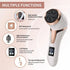 Pedicure Machine Digital Display Electric Pedicure Sander Foot Polisher with LED USB Charging for Daily Use White