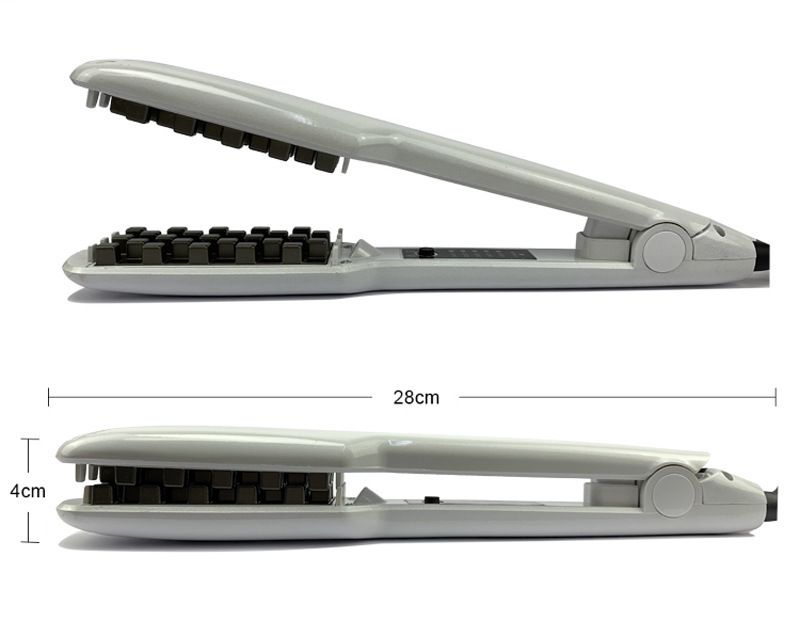 Professional Steam Straightener Comb Brush, Electric Straight Hair Ceramic Hair Iron, Hair Straightening Brush Steam Comb for Long