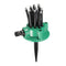 Garden Sprinklers-360 Degree Water SprinklerNozzle Lawn Garden Irrigation Sprinkler Irrigation Spray （green）