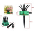 Garden Sprinklers-360 Degree Water SprinklerNozzle Lawn Garden Irrigation Sprinkler Irrigation Spray （green）