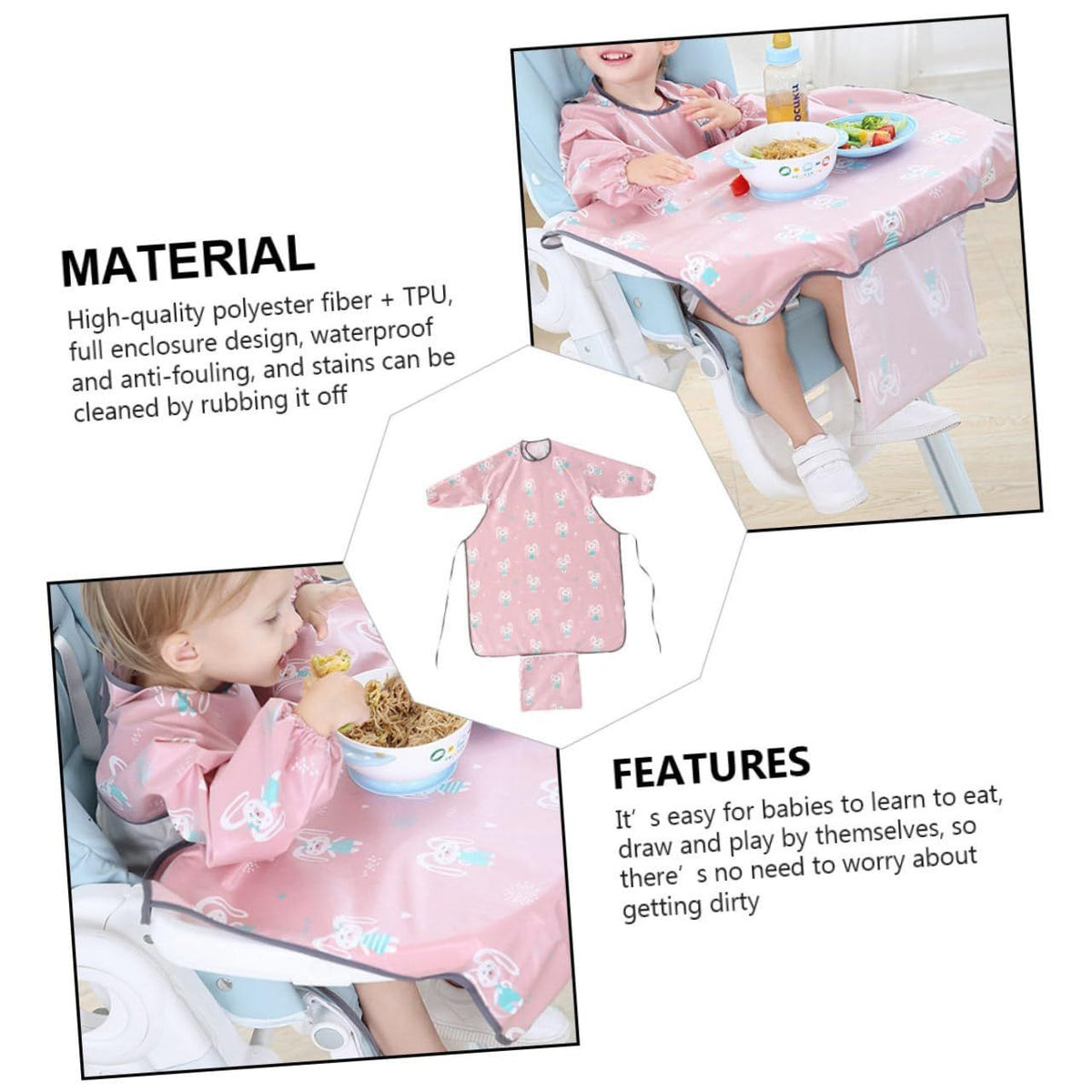 Baby Bib Overalls Newborn Boy Clothes Boys Bibs Kids Apron Overalls for Kids Waterproof Baby Bibs Boys' Overalls