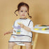 Baby Printed Bib Sleeveless Waterproof Feeding Bib Breathable Apron Bib Baby Painting Apron Bib for Infant 2 to 3 Years Old