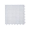 6 Pack Rubber Floor Tiles Non-Slip Pool Mat Splicing Shower Mat Outdoor Cushion Mat for Bathroom, Deck, Drain, Pool, Patio, White