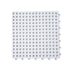 6 Pack Rubber Floor Tiles Non-Slip Pool Mat Splicing Shower Mat Outdoor Cushion Mat for Bathroom, Deck, Drain, Pool, Patio, White
