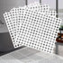 6 Pack Rubber Floor Tiles Non-Slip Pool Mat Splicing Shower Mat Outdoor Cushion Mat for Bathroom, Deck, Drain, Pool, Patio, White