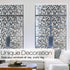 Window Privacy Film 3D Decorative Stained Glass Window Film Non-Adhesive Removable Window Sticker Static Cling Window Vinyl