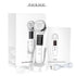 Facial Massage Cleaning Household Color Light Beauty Instrument Micro-Current, Power Supply USB Charging, Five Modes White English