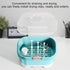 Baby Bottle Holder, Portable Large Capacity Toddler Bottles Storage Box with Lid Cover Anti-Dust Protection and Cutlery Storage