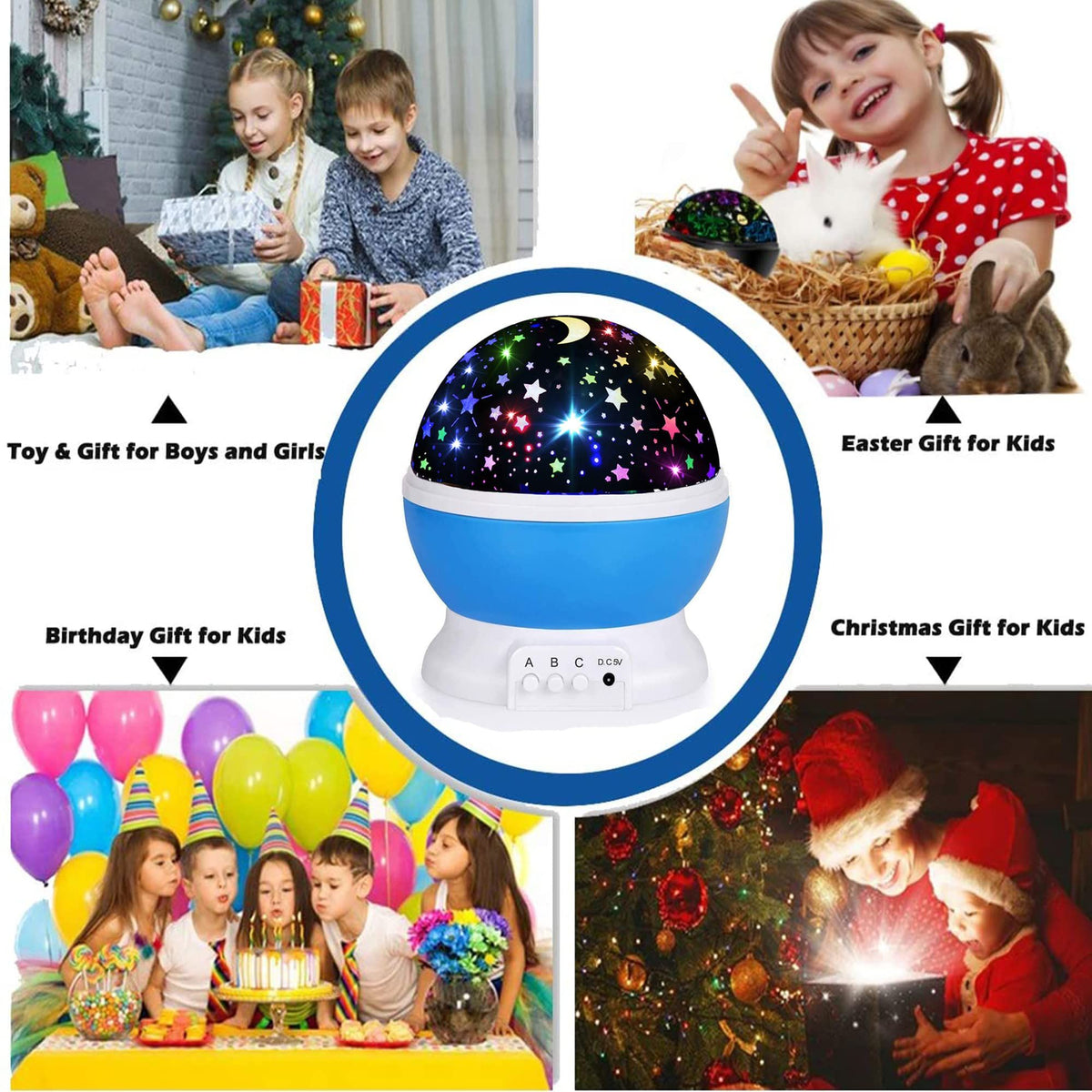 Night Lights for Kids,Star Night Light Projector for Kids Room,Glow in The Dark Stars,Christmas Birthday Gifts for Kids