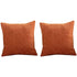 Burnt Orange Pillow Covers 18X18 Inch 4 Modern Farmhouse Rustic Decorative Throw Pillow Cover Square Cushion Case