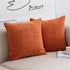 Burnt Orange Pillow Covers 18X18 Inch 4 Modern Farmhouse Rustic Decorative Throw Pillow Cover Square Cushion Case