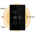 Tuya Zigbee Smart Fan Light Switch US Network Connection APP Control / Assistant Voice Control White
