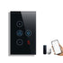 Tuya Zigbee Smart Fan Light Switch US Network Connection APP Control / Assistant Voice Control White