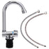 Foldable RV Faucet Universal for Car Caravan RV 360° Rotation Cold & Hot Water Mixer Water Tap,1/2