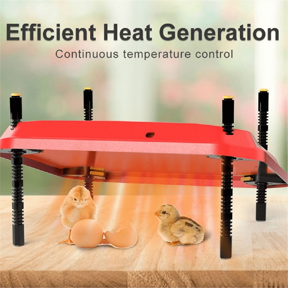 Electric Chick Brooder Heating Plate Adjustable Height Chick Cage Heater Chicken Warmer US Plug