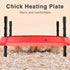 Electric Chick Brooder Heating Plate Adjustable Height Chick Cage Heater Chicken Warmer US Plug