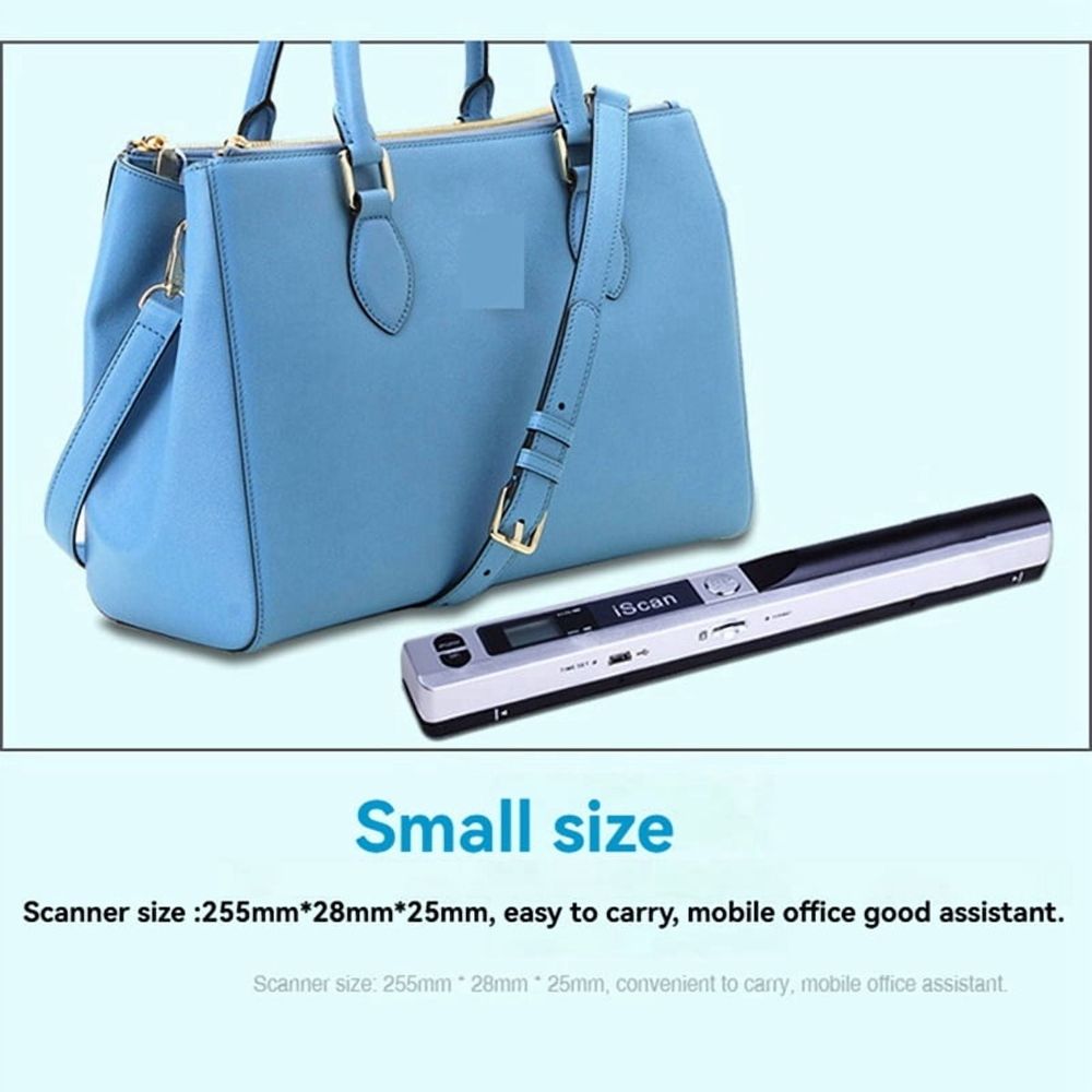 Portable Document Scanner 900DPI A4 Book and Photo Digital Scanner Instant Scanning Supports JPG/PDF Formats D