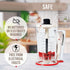 Batter Mixer and Dispenser -Pancake Batter Dispenser - Pancake Dispenser - Batter Dispenser with Squeeze Handle - 900Ml