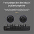 X3 Live Voice Mixer Audio Interface Console Live Microphone Sound Card for Recording Streaming Smartphone Black