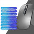 AI Smart Voice Mouse Voice to Text Mouse Rechargeable 2.4G Wireless Bluetooth Mouse Voice Input Mouse for Laptops,A