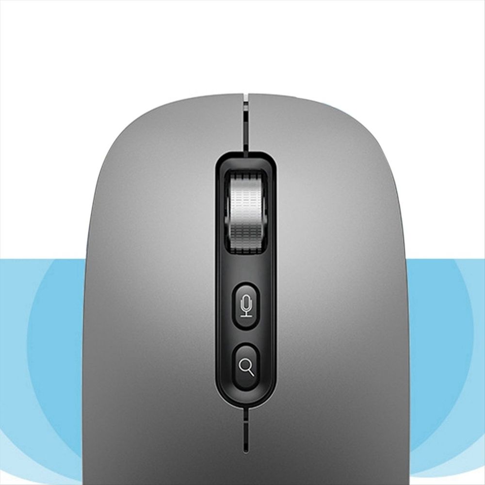 AI Smart Voice Mouse Voice to Text Mouse Rechargeable 2.4G Wireless Bluetooth Mouse Voice Input Mouse for Laptops,A