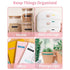 Embossing Label Maker E975 3D Embossing Label Printer Machine with 6 Rolls Emboss Tapes, Handheld Embosser, Pink