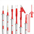 P1503E Series Universal Multimeter Probe Test Leads Kit Replacement Needle Tester Tip IC SMD Test Hook Alligator Clip