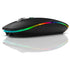 Jiggler Anti-Hibernate Optical Wireless Mouse, Matte Black